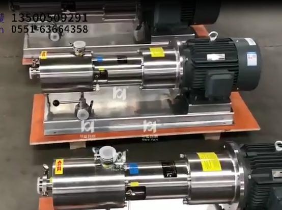 Sanitary grade inline mixer pump