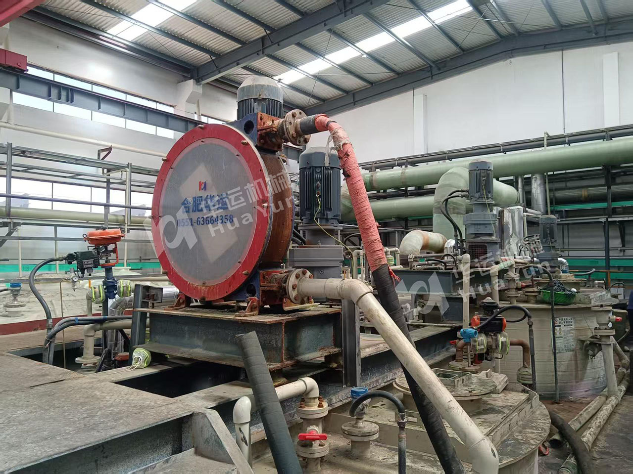 Huayun Hose Pumps Put into Use at Lithium Battery Recycling Project in Shandong